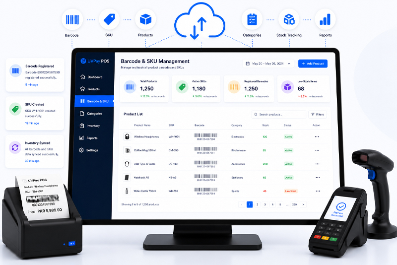 UVPay POS Checkout Terminal